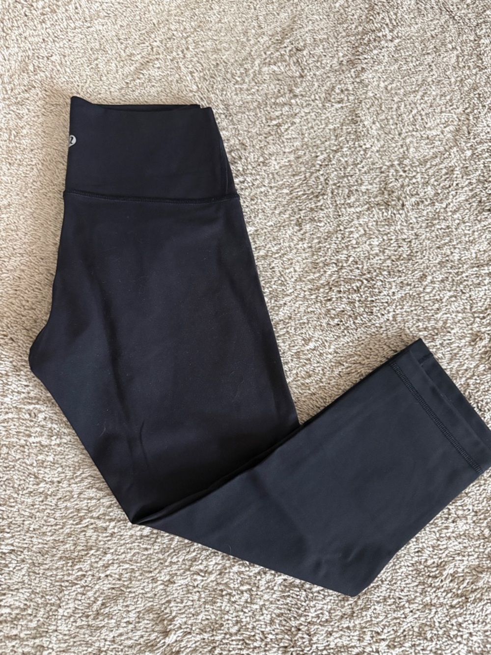 lululemon athletica Girls' Black High-Rise Athletic Leggings